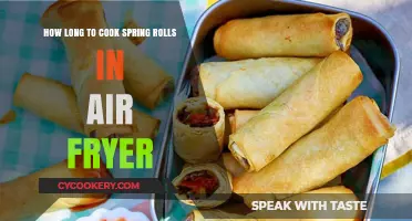 Crispy Spring Roll Transformation: Air Fryer Secrets Unveiled