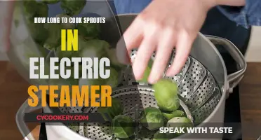 Steaming Sprouts: Electric Steamer Cooking Time