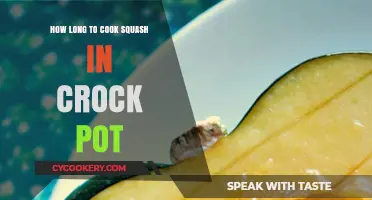 Squash Slow-Cooking: Crock Pot Timing Tips
