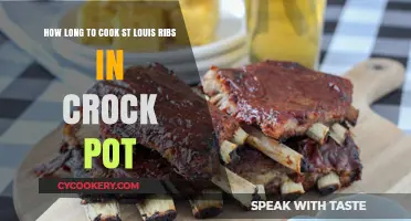 St. Louis Ribs: Crock Pot Cooking Time