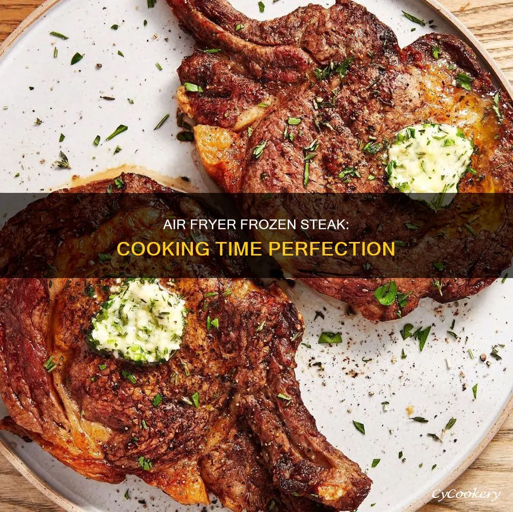 how long to cook steak in air fryer from frozen