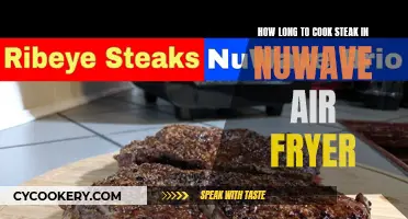 Mastering the Perfect Steak: NuWave Air Fryer Cooking Time Guide