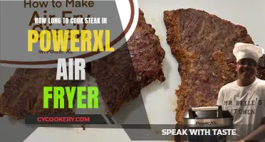 Mastering the Perfect Steak: PowerXL Air Fryer Cooking Time Guide