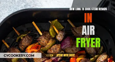 Perfectly Cooked Steak Kebab: Air Fryer Time Guide