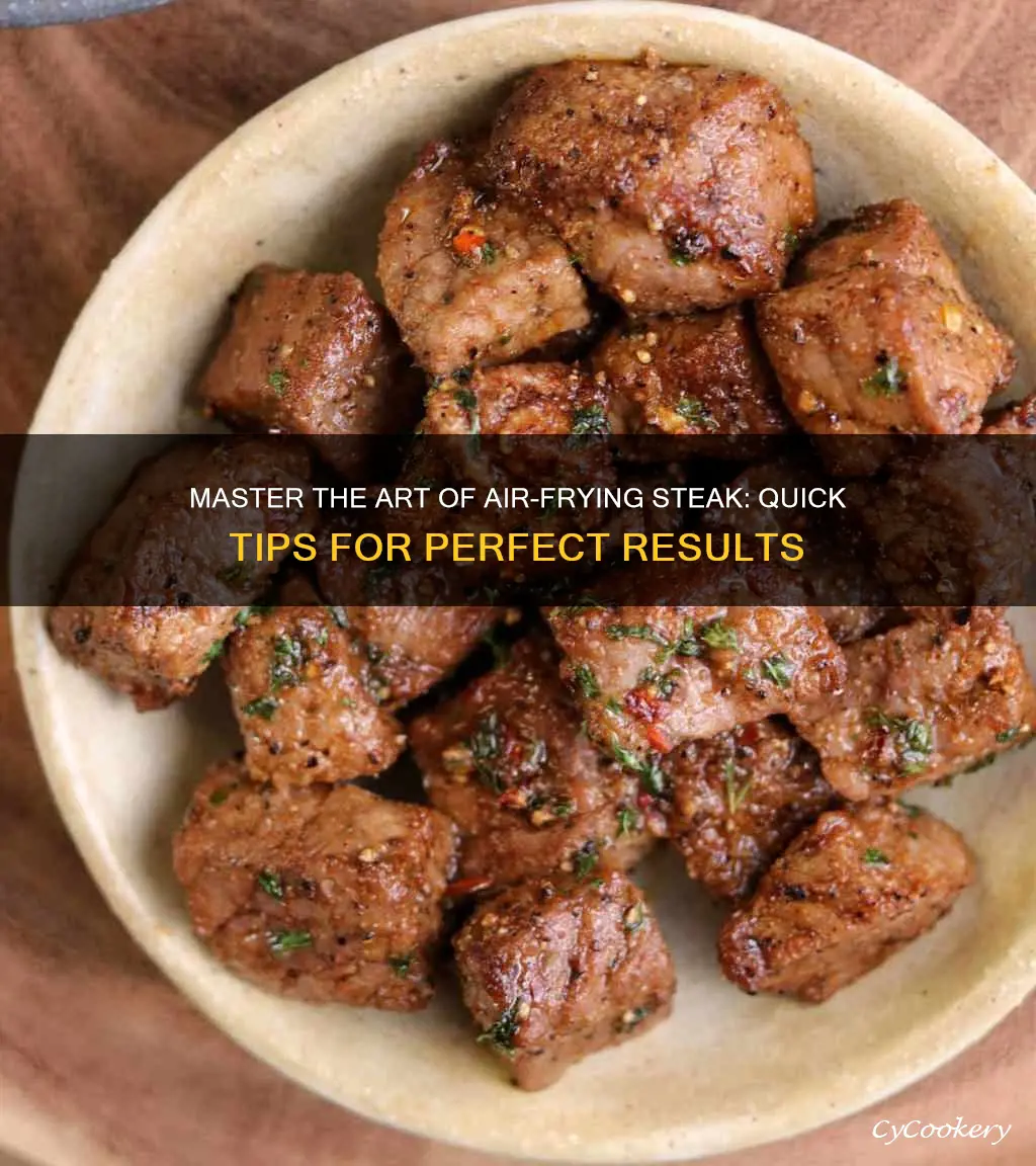 how long to cook steak tips in the air fryer