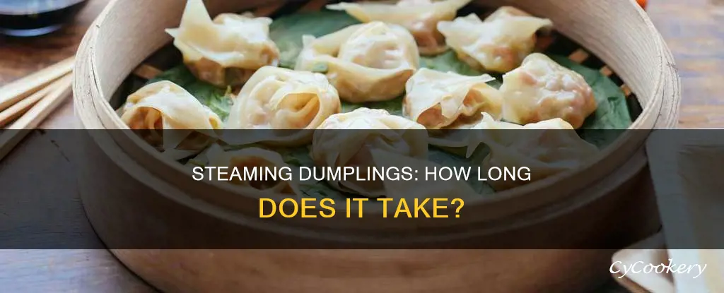 how long to cook steamed dumplings