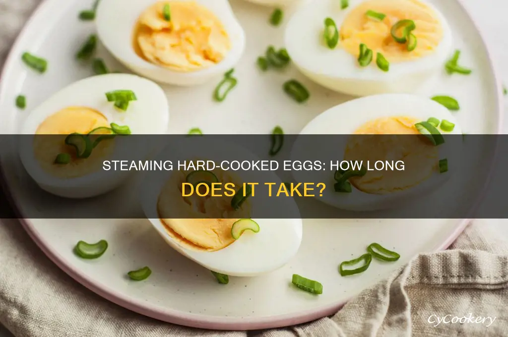 how long to cook steamed hard cooked eggs