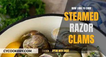 Steaming Razor Clams: How Long Until They're Done?