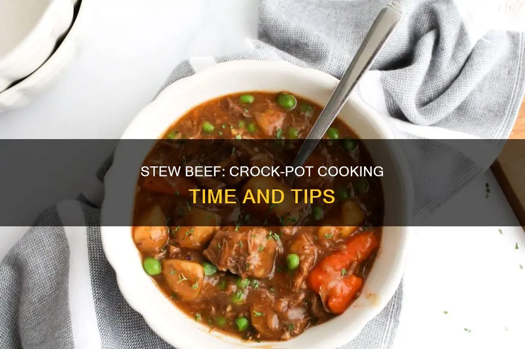 how long to cook stew beef in a crock pot