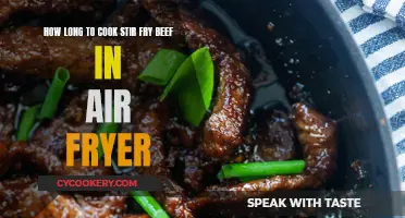 Stir-Fry Beef: Air Fryer Cooking Time Perfection