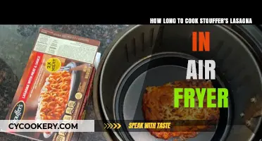 Air Fryer Stouffer's Lasagna: Quick & Tasty Cooking Time