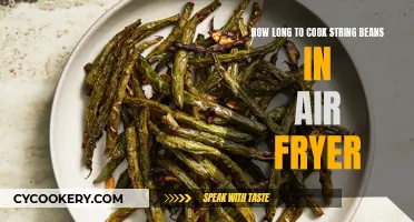 Perfectly Tender String Beans: Air Fryer Cooking Time Guide