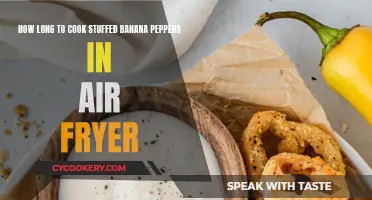 Air-Fryer Stuffed Banana Peppers: Quick, Easy, and Delicious!