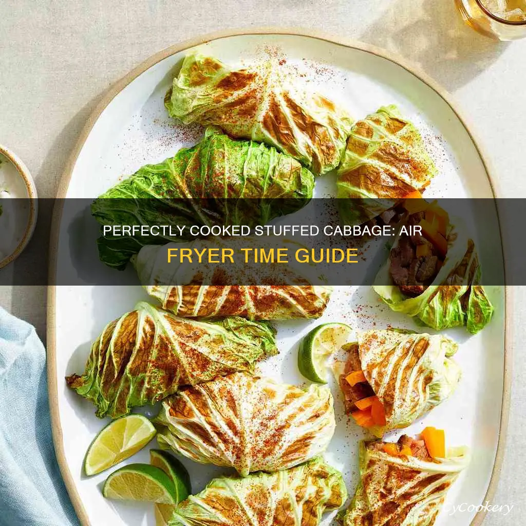 how long to cook stuffed cabbage in air fryer