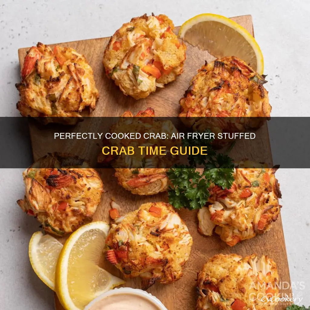 how long to cook stuffed crab in air fryer