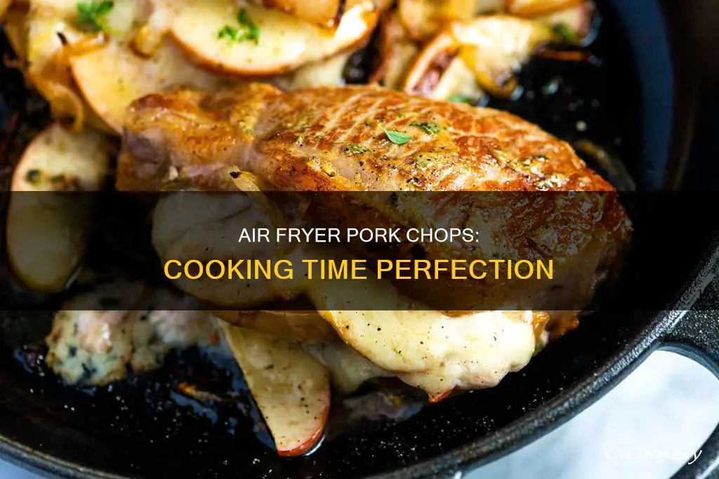 how long to cook stuffed pork chop in air fryer