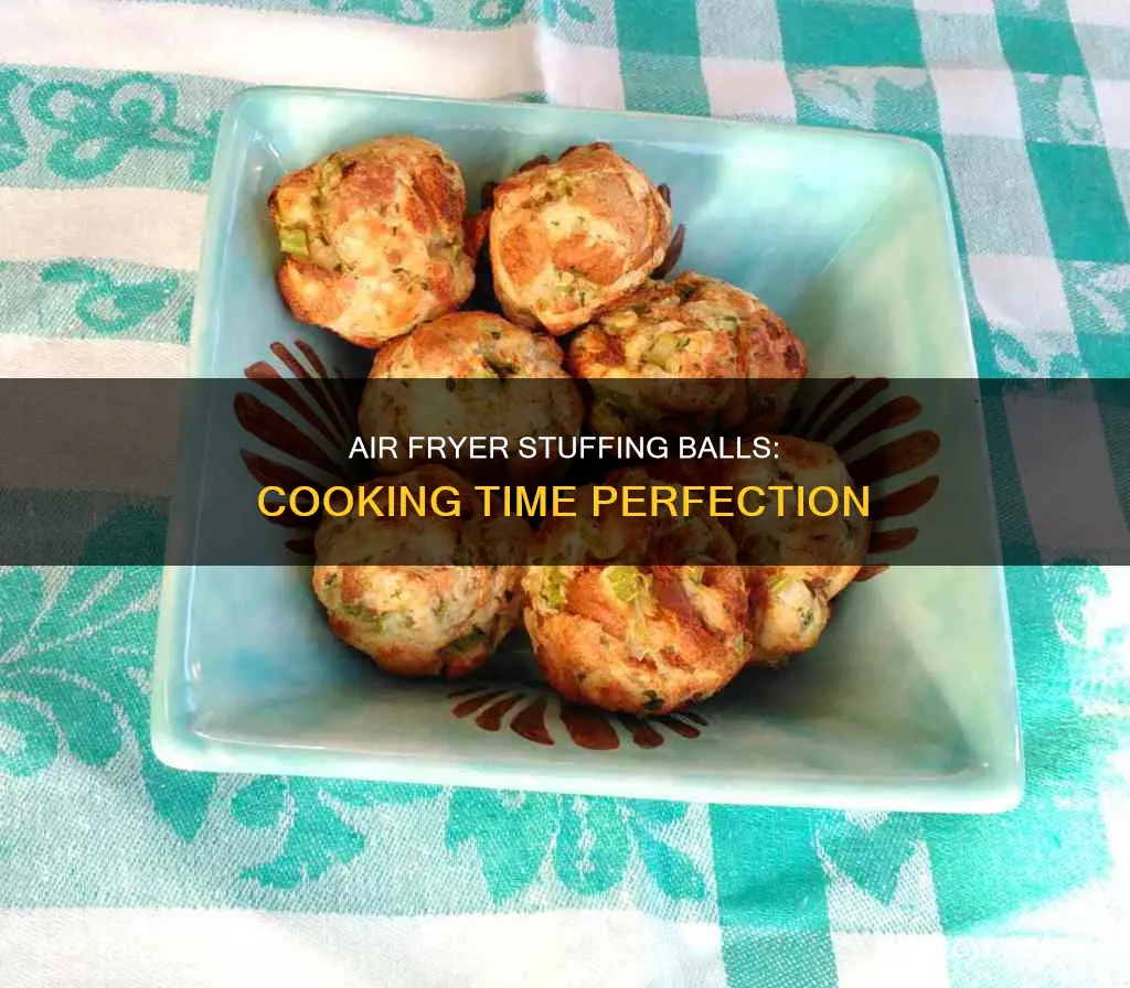 how long to cook stuffing balls in air fryer