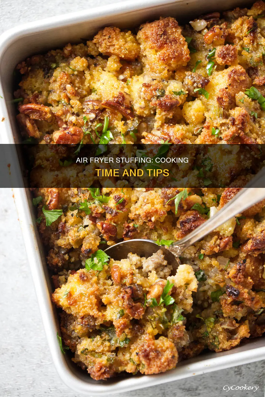 how long to cook stuffing in an air fryer