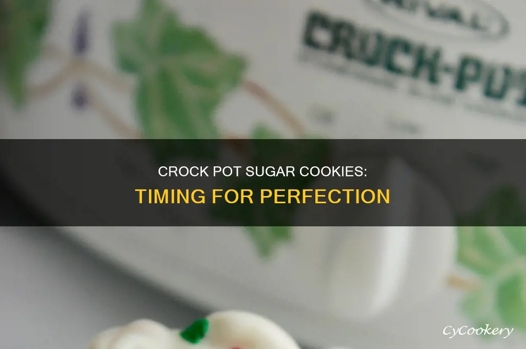 how long to cook sugar cookies in crock pot