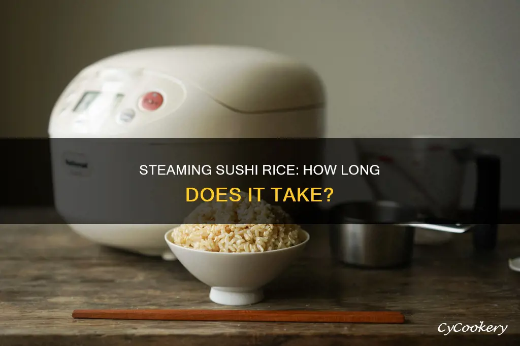 how long to cook sushi rice in steamer