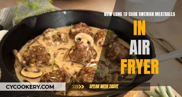 Perfectly Crispy Swedish Meatballs: Air Fryer Cooking Time Guide