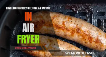Air Fryer Sweet Italian Sausage: Cooking Time Perfection