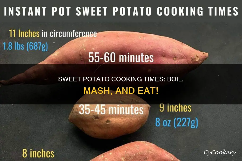 how long to cook sweet potato in pot