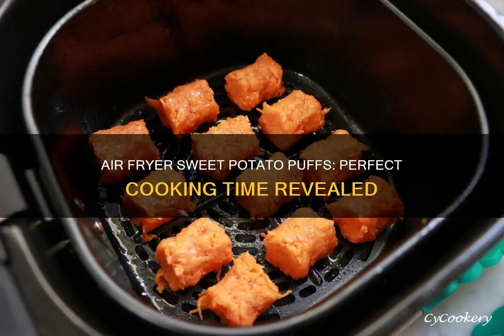 how long to cook sweet potato puffs in air fryer