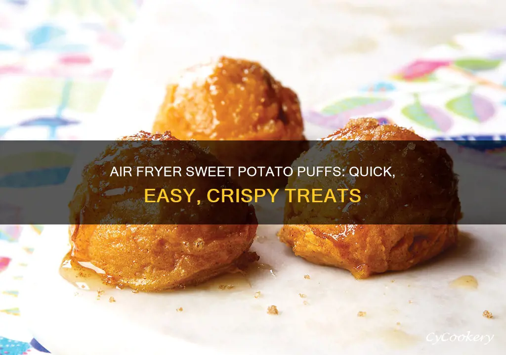 how long to cook sweet potato puffs in air fryer
