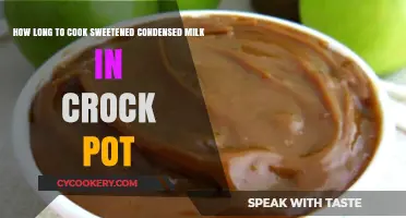 Sweetened Condensed Milk: Slow Cooker Cooking Time