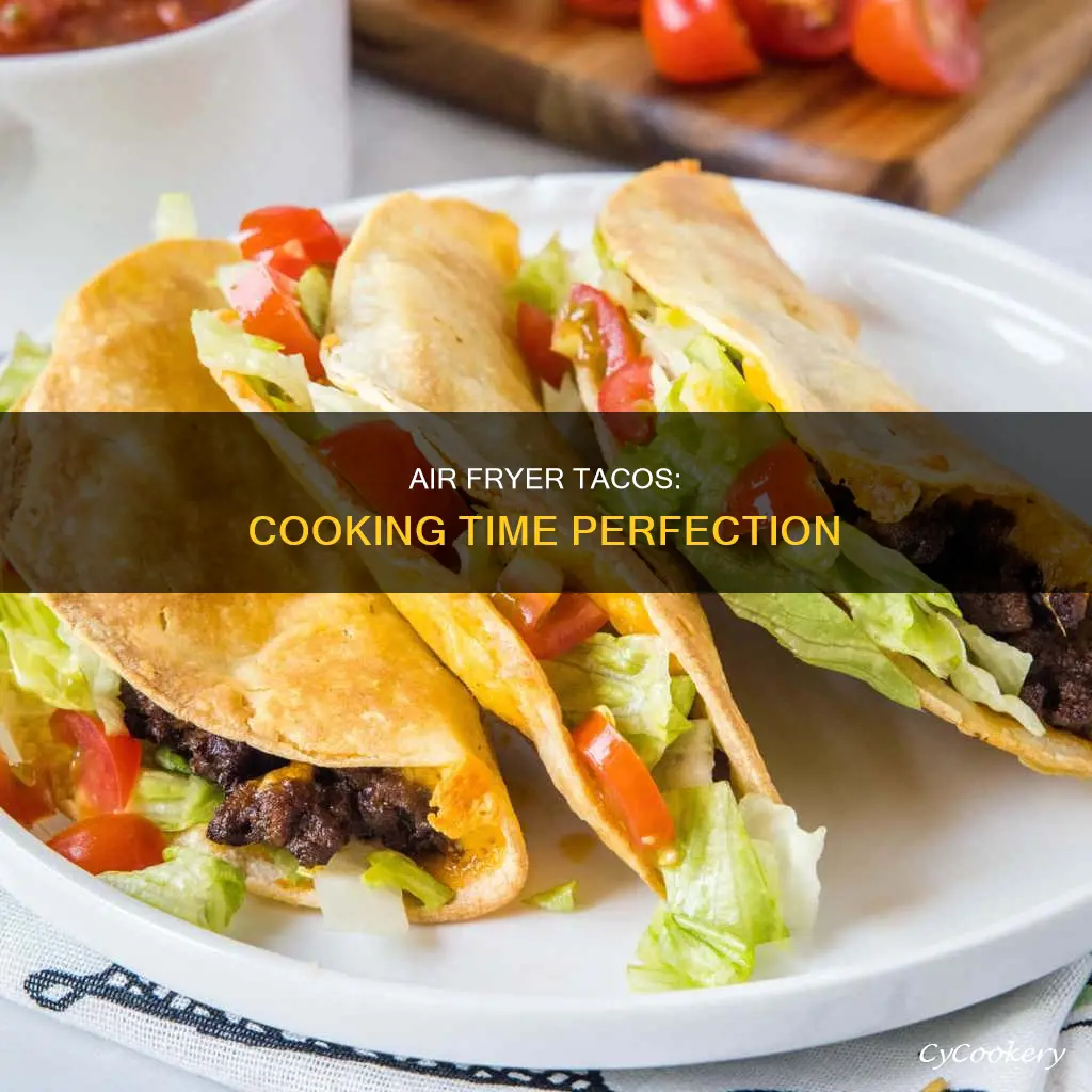 how long to cook tacos in air fryer