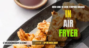 Air-Frying Tempura Chicken: Timing for Perfection
