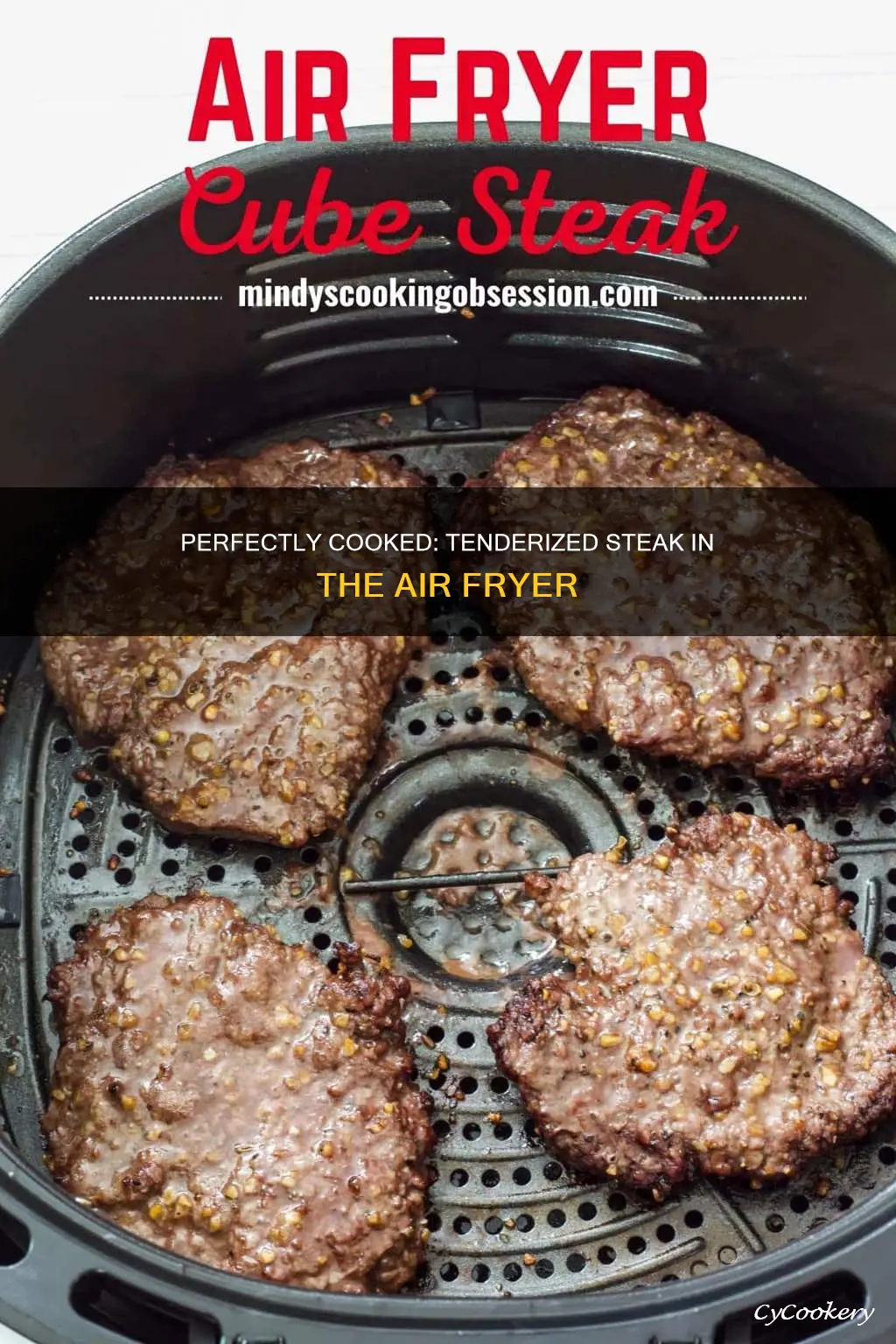 how long to cook tenderized steak in air fryer