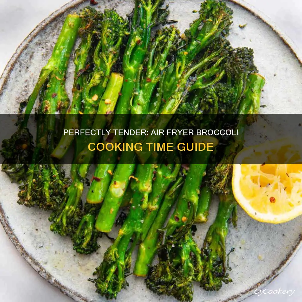 how long to cook tenderstem broccoli in air fryer