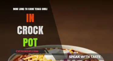 Texas Chili: Crock Pot Cooking Time and Tips