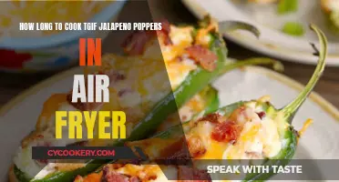 Air Fryer TGIF Jalapeno Poppers: Cooking Time Perfection