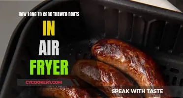 Perfectly Cooked Brats: Air Fryer Time Guide for Thawed Meat