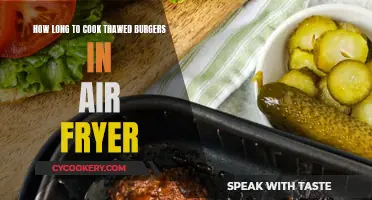 Air Fryer Burger Perfection: Quick Tips for Cooking Thawed Burgers