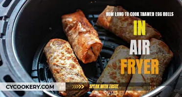 Crispy Egg Rolls: Air Fryer Cooking Time for Thawed Rolls