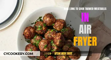 Perfectly Cooked Meatballs: Air Fryer Time Guide