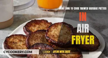 Air Fryer Sausage Patties: Quick & Easy Cooking Times