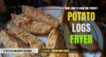 Fryer Fanatics: Perfect Potato Logs, Cooking Time Unveiled
