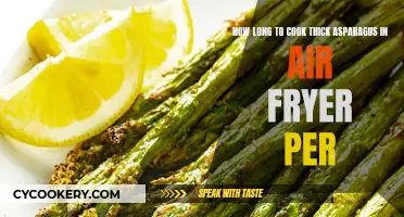 Perfectly Cooked Thick Asparagus: Air Fryer Time Guide