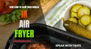 Mastering the Air Fryer: Perfectly Cooked Thick Burgers in 10 Minutes