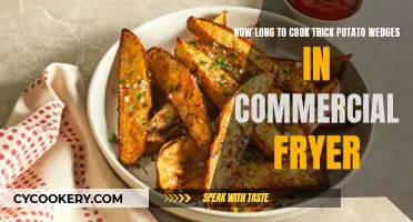 Frying Thick Potato Wedges: Commercial Fryer Time and Tips