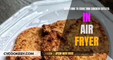 Air-Fryer Thin Chicken Cutlets: Quick Cooking Times Explained