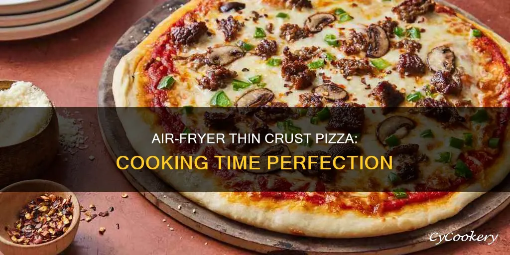 how long to cook thin crust pizza in air fryer