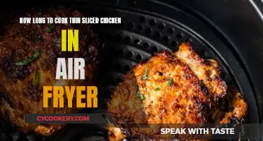 Perfectly Cooked Chicken: Air Fryer Times for Thin Slices