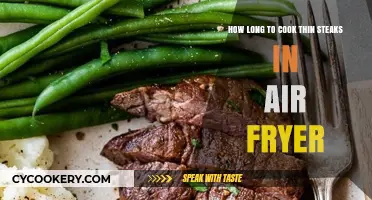 Mastering the Air Fryer: Perfectly Cooked Thin Steaks Every Time