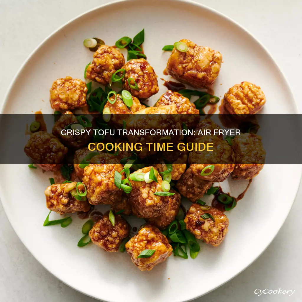 how long to cook tofu air fryer